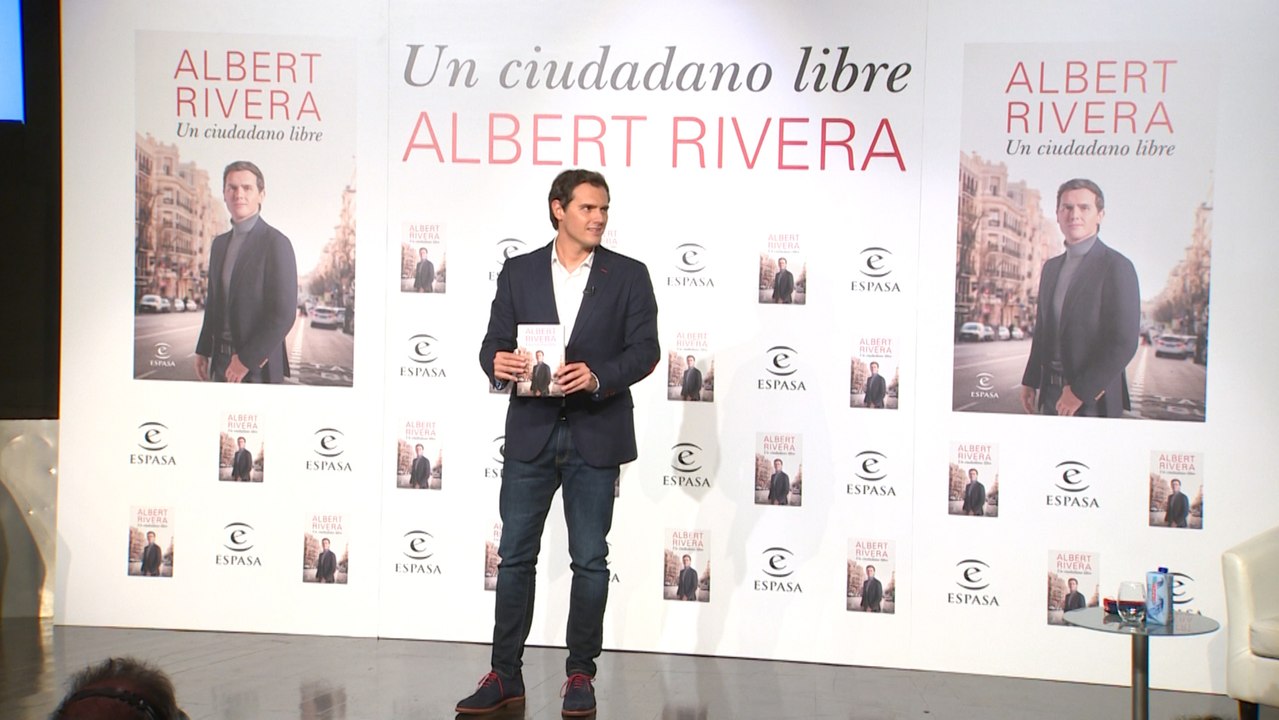 Albert Rivera presenta su libro "Un ciudadano libre"