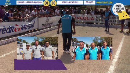 8e PUCCINELLI vs T MOLINAS : Mondial la Marseillaise à pétanque 2020