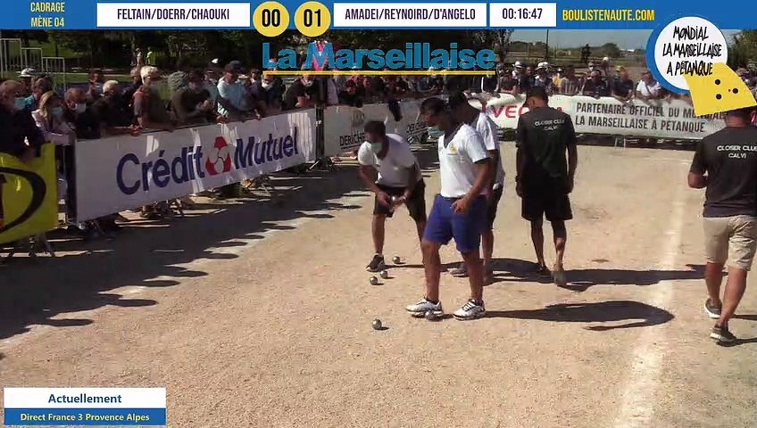 Cadrage Feltain Vs Amadei Mondial La Marseillaise A Petanque 2020 31 Aout Video Dailymotion