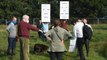 Lowton residents march on a Wigan Council site visit