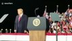 Watch the moment President Trump dances to The Village People hit 'YMCA' at Ohio rally