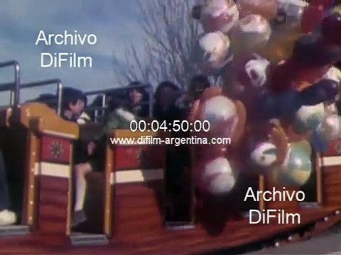 Parque de diversiones en la localidad de Villa Dominico - Buenos Aires 1980
