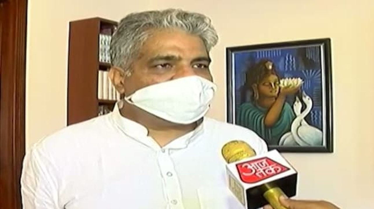 BJP MP Bhupendra Yadav lashes out at Opposition over ruckus in Rajya Sabha