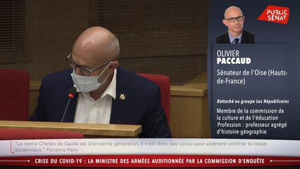 Covid 19: Olivier Paccaud interpelle Florence Parly sur la base de Creil "source de contamination"