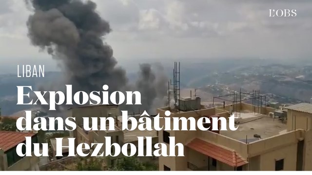 Au Liban, un bâtiment du Hezbollah secoué par une puissante explosion