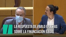 El cabreo de Pablo Iglesias ante las risas de la derecha en el Senado