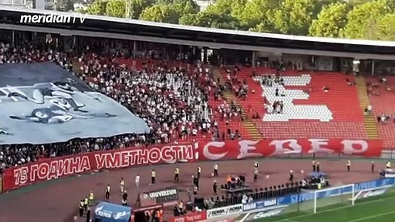 Proslava 31. titule Crvene Zvezde na Marakani