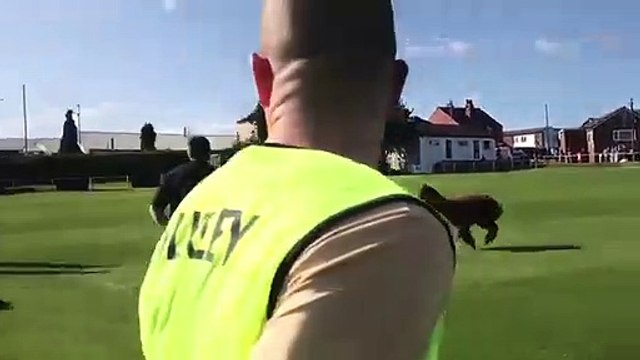 Match de foot interrompu par un intrus plutôt poilu