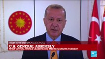 REPLAY: Turkey President Recep Tayyip Erdogan's speech at UN General Assembly