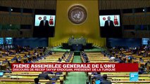 REPLAY - Discours de Recep Tayyip Erdogan à l'occasion de la 75e Assemblée générale de l'ONU