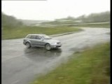 Audi RS4 test sous la pluie avec les Beltoise!!