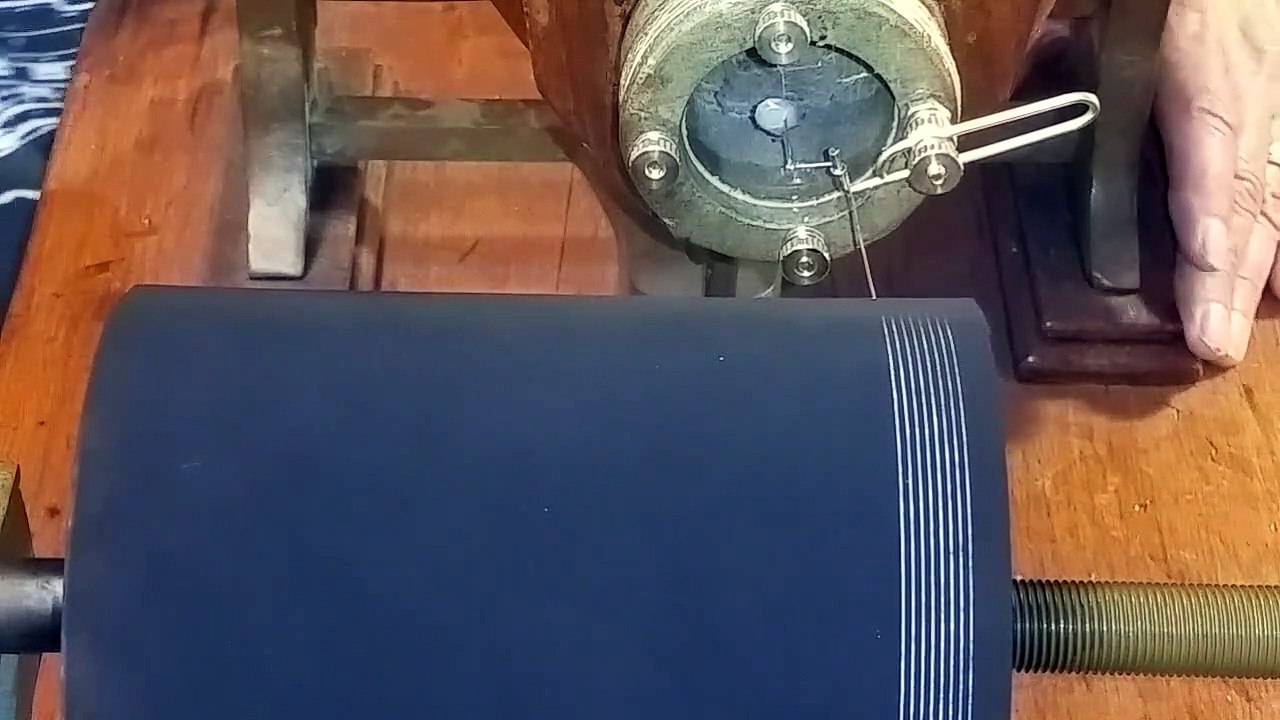 1857 phonautograph -  recording test