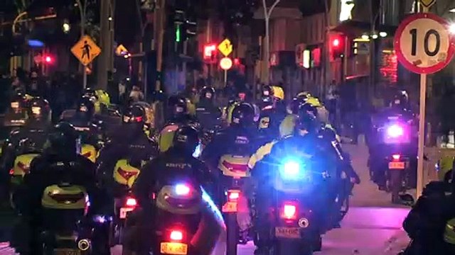 احتجاجات في كولومبيا على عنف الشرطة