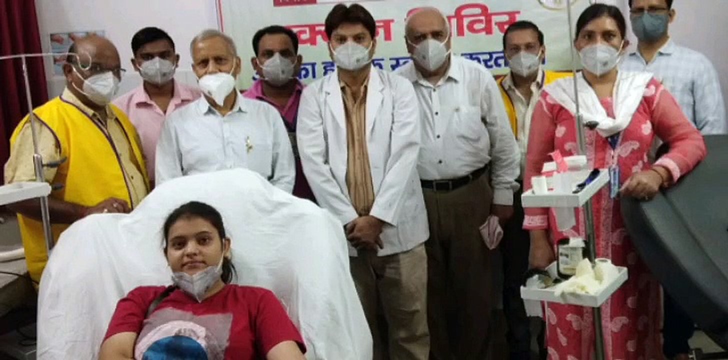 लायंस क्लब के द्वारा रक्तदान शिविर का हुआ आयोजन