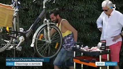 Vélos : un autoentrepreneur fait de la réparation à domicile