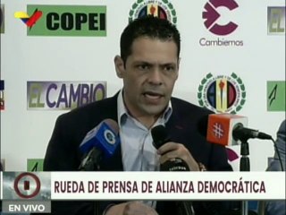 Alianza Democrática rechaza medidas unilaterales que afectan al pueblo venezolano