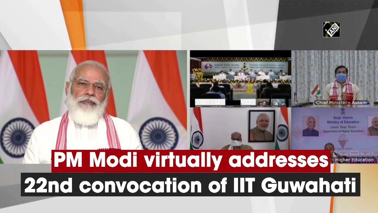 PM Modi virtually addresses 22nd convocation of...