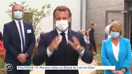 Le journal - 22/09/2020 - POLITIQUE/ E. Macron visite un Ehpad du Loir-et-Cher