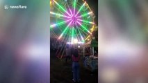 Ferris wheel full of passengers goes haywire at carnival in Thailand