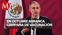 Vacunación contra influenza arranca el 1 de octubre: López-Gatell