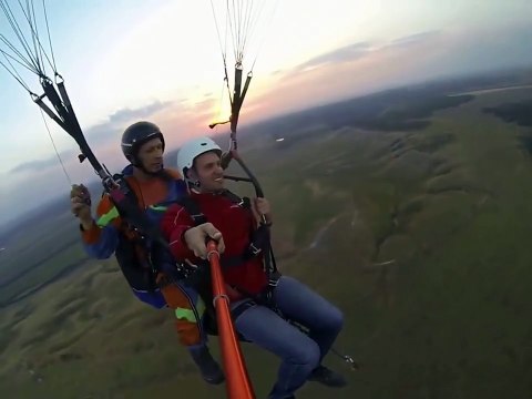 Мой первый полёт на параплане. Алексей Молянов