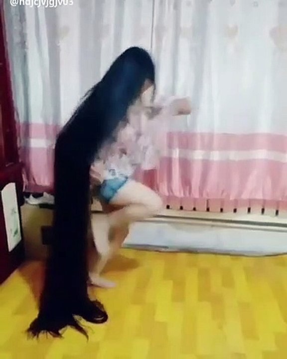 The longest hair of a girl you see in your life