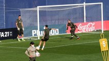 Entrenamiento del Atlético de Madrid