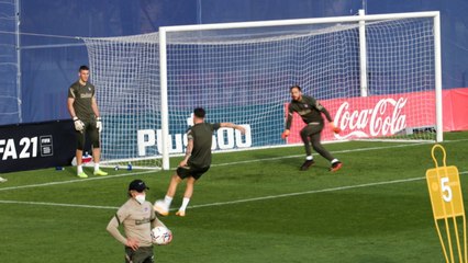 Entrenamiento del Atlético de Madrid