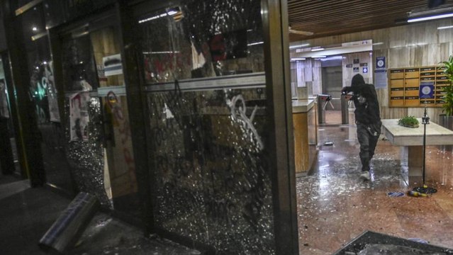 Cuatro personas capturadas durante disturbios en Medellín