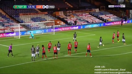 Juan Mata penalty Goal HD - Luton 0 - 1 Manchester United - 22.09.2020 (Full Replay)