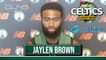 Jaylen Brown Practice Interview | Celtics vs Heat | Game 4 Eastern Conference Finals
