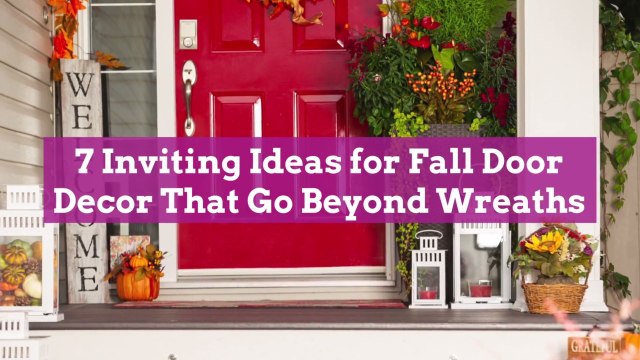 7 Inviting Ideas for Fall Door Decor That Go Beyond Wreaths