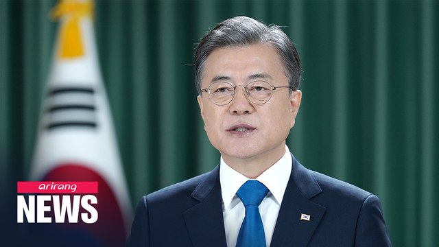 President Moon says declaration to end Korean War will pave way for denuclearization, peace
