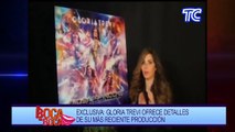 La cantante mexicana Gloria Trevi ofreció detalles de su concierto 