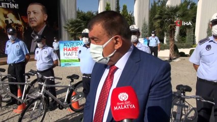 Zabıta ekipleri bisikletli denetim yaptı