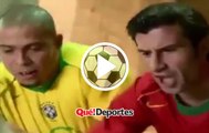 Cuando Nike juntó a las selecciones de Brasil y Portugal ¡Figo vs Roberto Carlos!