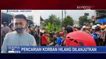 Pencarian Korban Hilang dari Banjir Bandang di Sukabumi