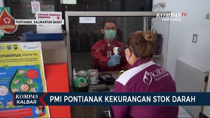 Dampak Pandemi, Stok Darah di PMI Pontianak Kurang