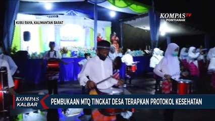 Gelaran MTQ Tingkat Desa di Kubu Raya Terapkan Protokol Kesehatan