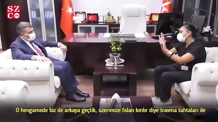Bakan Koca saldırıya uğrayan sağlık çalışanlarını ziyaret etti