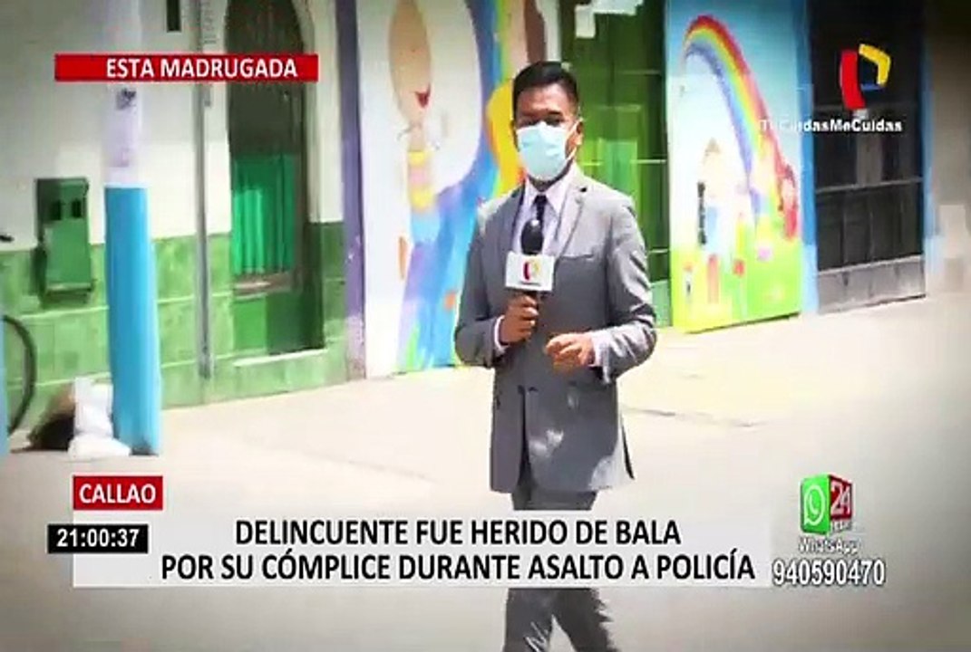 Callao: Delincuente se confunde y dispara a su cómplice durante asalto a policía