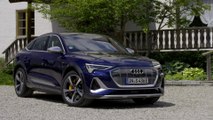 Audi e-tron S Sportback Design in Navarra blue