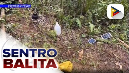 #SentroBalita | Naging hideout ni ASG sub-leader Sawadjaan, nadiskubre sa Indanan, Sulu