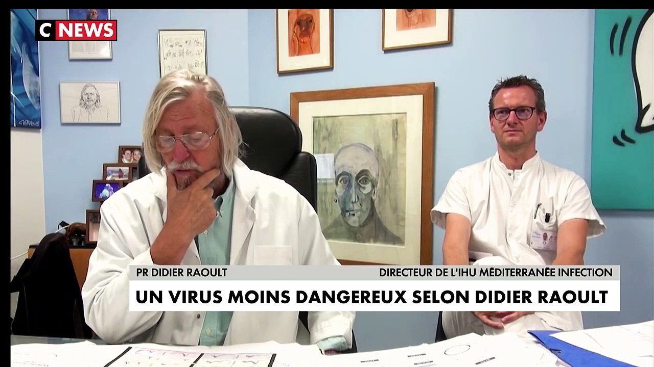 Coronavirus: Didier Raoult affirme que le virus est en train de muter et qu’il est moins dangereux qu'au printemps