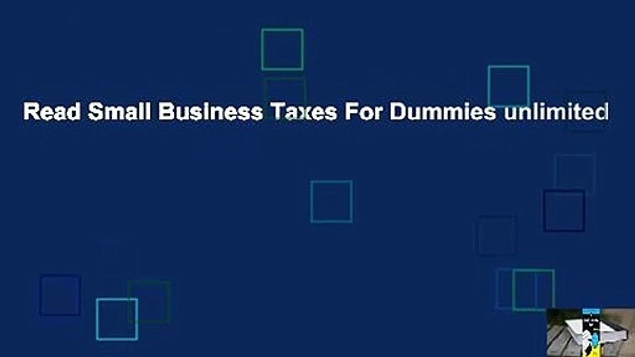 Read Small Business Taxes For Dummies Unlimited Video Dailymotion 