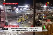 Callao: vecinos denuncian que obras de Línea 2 están causando daños a sus viviendas