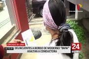 Delincuentes utilizan auto de alta gama para asaltar en Surco y Cercado de Lima