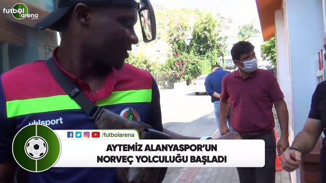 Aytemiz Alanyaspor'un Norveç yolculuğu başladı