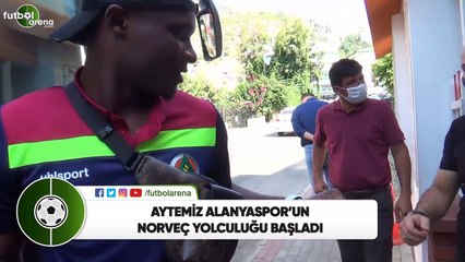 Aytemiz Alanyaspor'un Norveç yolculuğu başladı