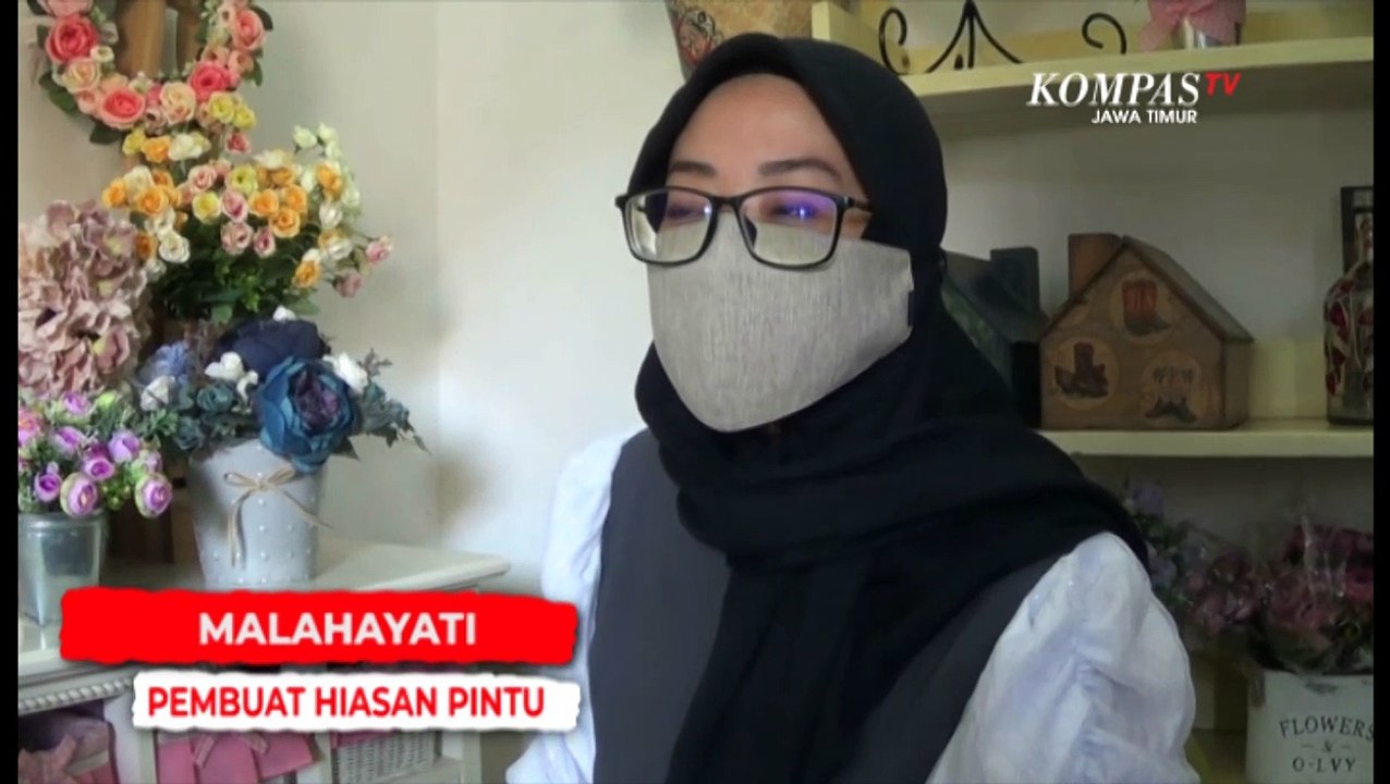 Warga Kediri Raup Untung Jutaan Rupiah Dari Bisnis Wreath